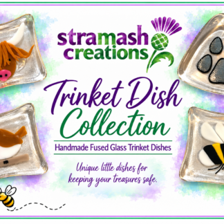 Handmade Fused Glass Trinket Dish Collection